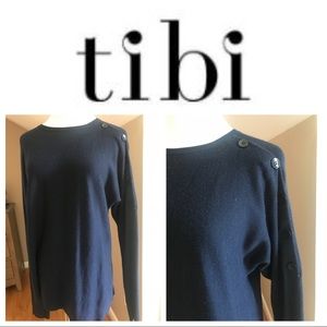 Tibi sweater. Navy blue